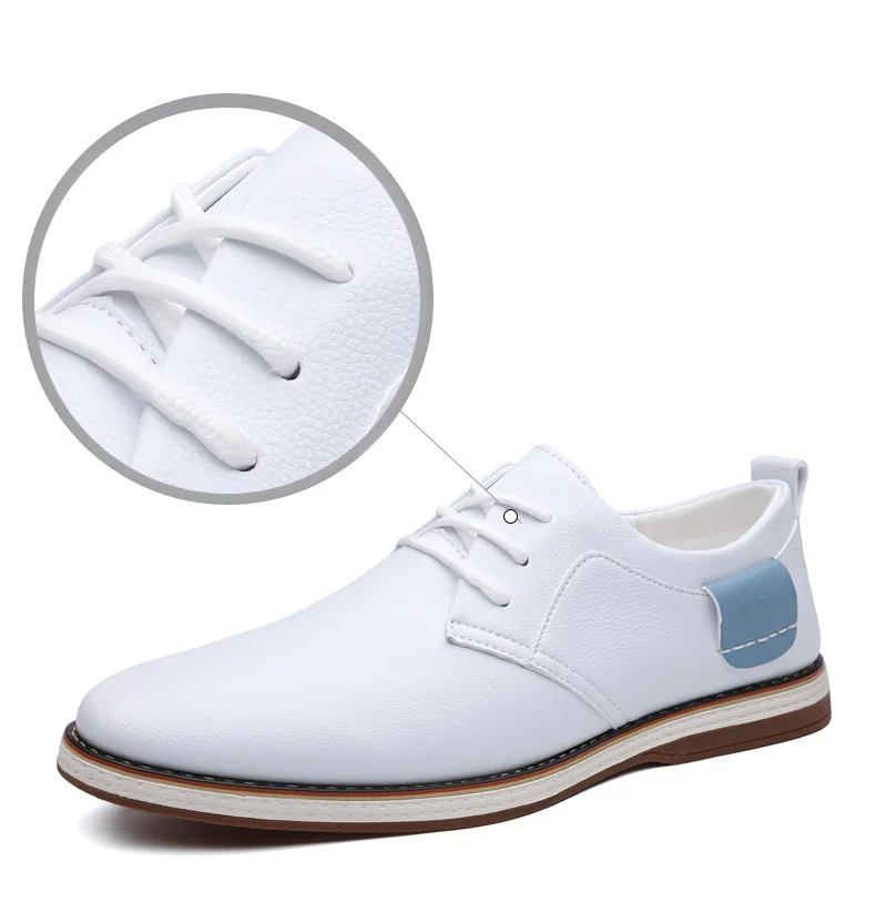 Men's Solid-Color Striped Business Formal Shoe Fashionable And Comfortable Oxford Shoe New Autumn Winter Casual Dress Party Shoe