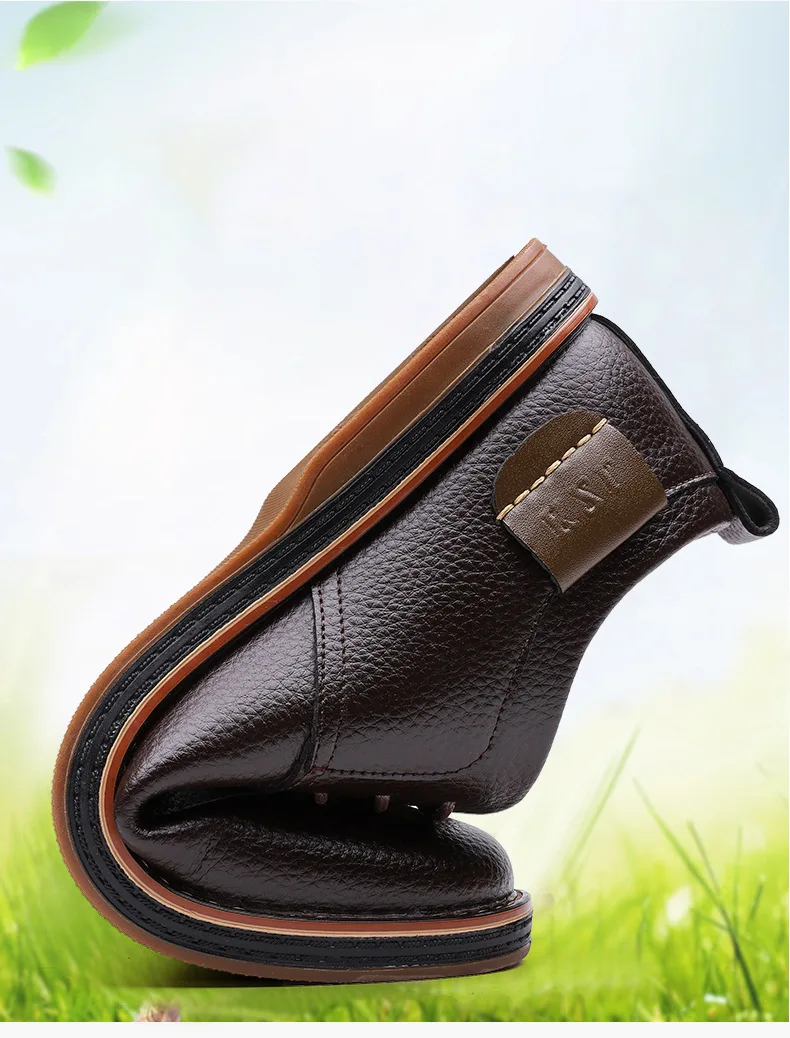 Men's Solid-Color Striped Business Formal Shoe Fashionable And Comfortable Oxford Shoe New Autumn Winter Casual Dress Party Shoe