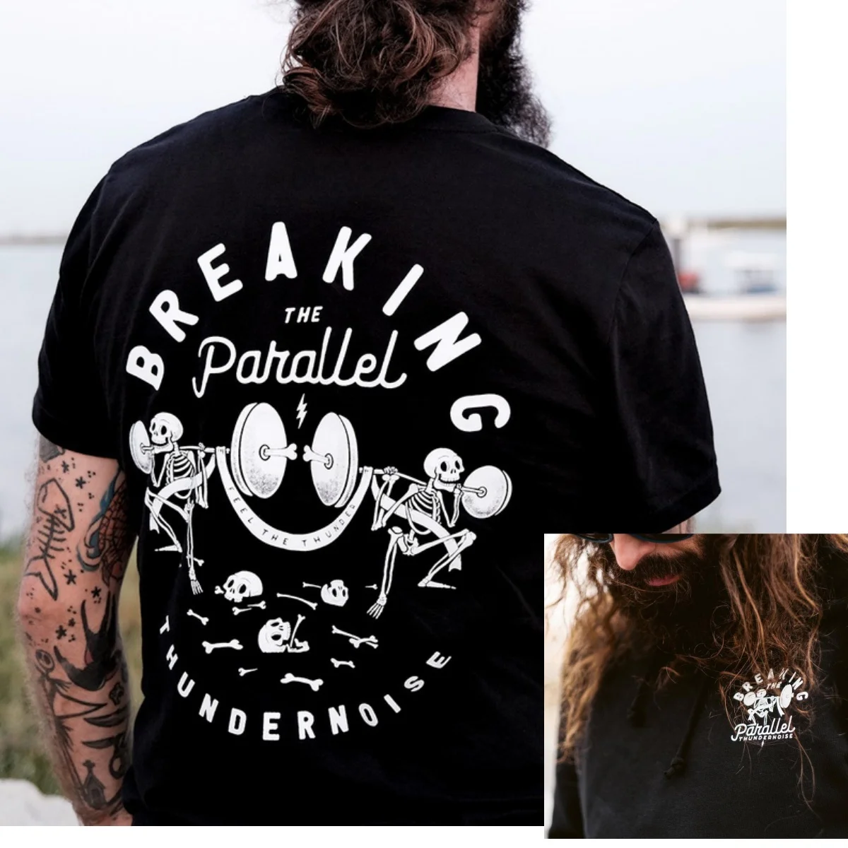 Thundernoise Breaking The Parallel Fitness Training Gym Leisure T-shirt Luxury Brand for Men and Women Top 2026 New Art