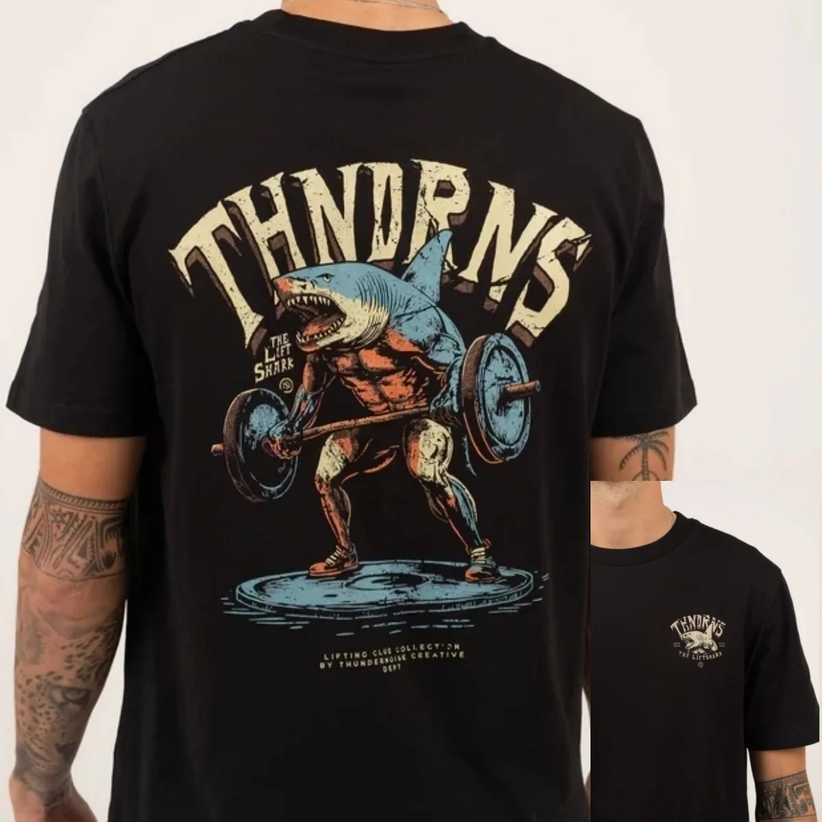 Thundernoise Breaking The Parallel Fitness Training Gym Leisure T-shirt Luxury Brand for Men and Women Top 2026 New Art
