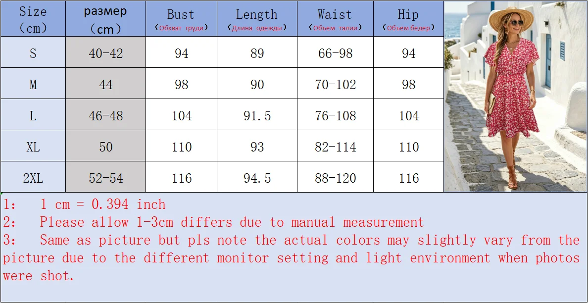 Women's Polka Dot V Neck Midi Dress Casual Button Down Short Sleeve A Line Swing Summer Beach Dress