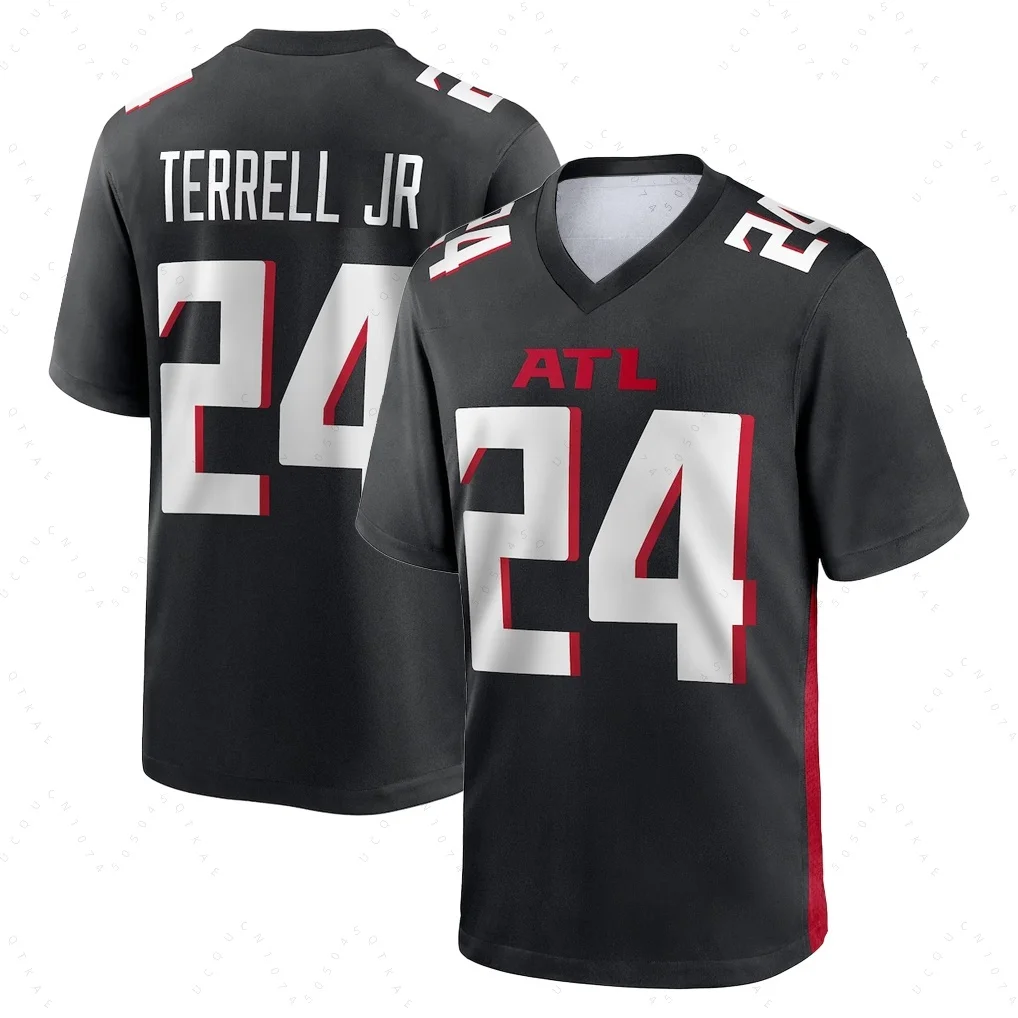 26 Summer Adult Atlanta American Football Jersey Rugby Jersey Sportswear Training Jersey T Shirt Men Women Outdoor Sport T-Shirt