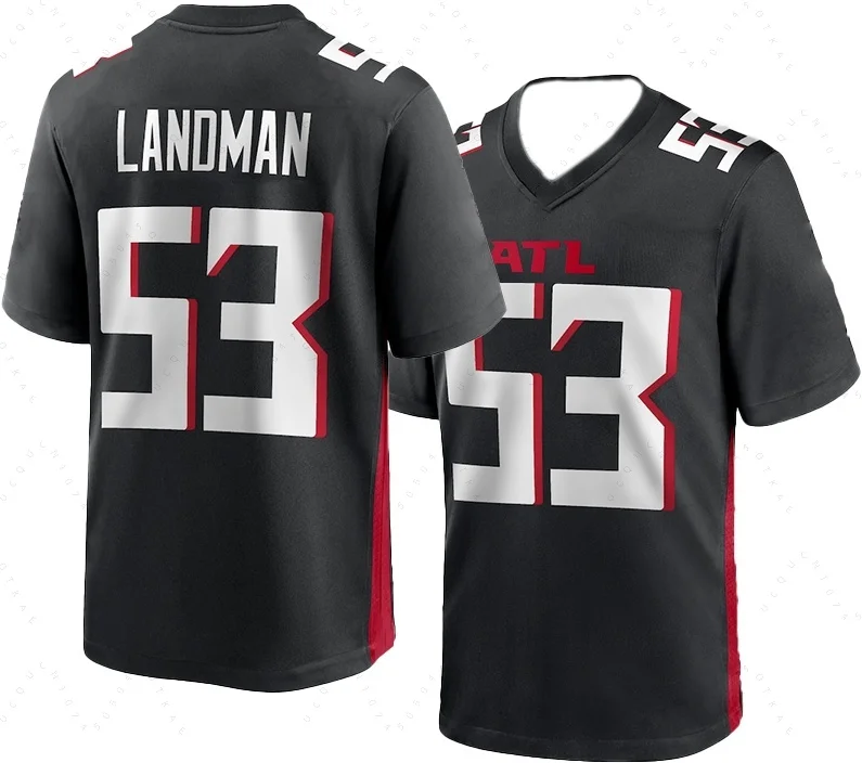 26 Summer Adult Atlanta American Football Jersey Rugby Jersey Sportswear Training Jersey T Shirt Men Women Outdoor Sport T-Shirt