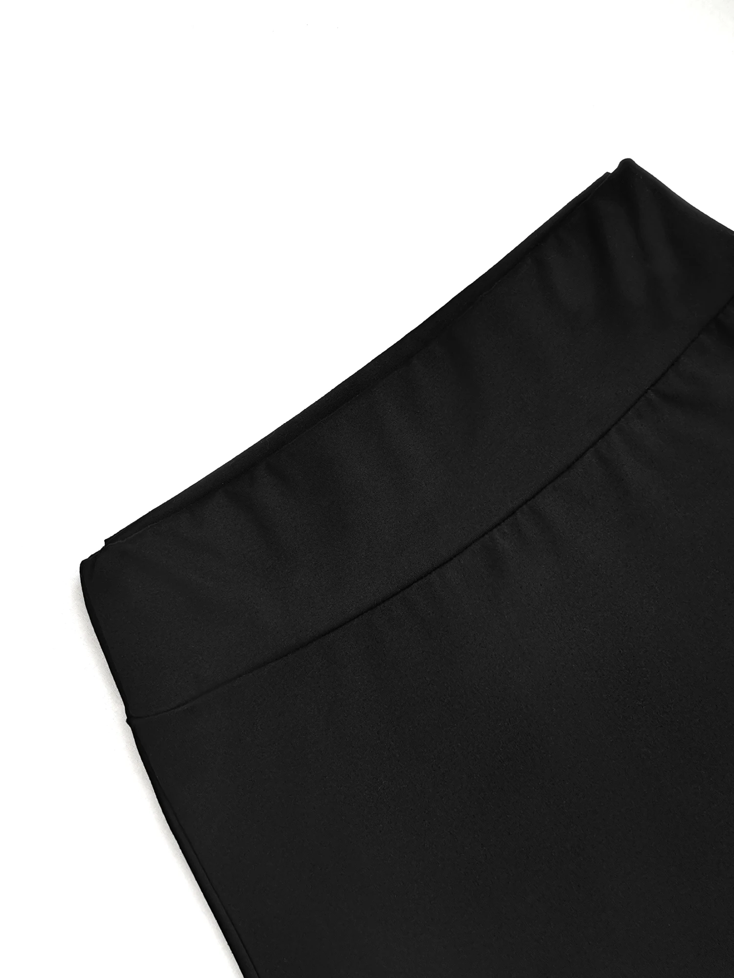 Korean High Waist A-Line Long Skirt Multi-Color Slim Hip-Cover Simple Draping Women's Daily All-Match Dress