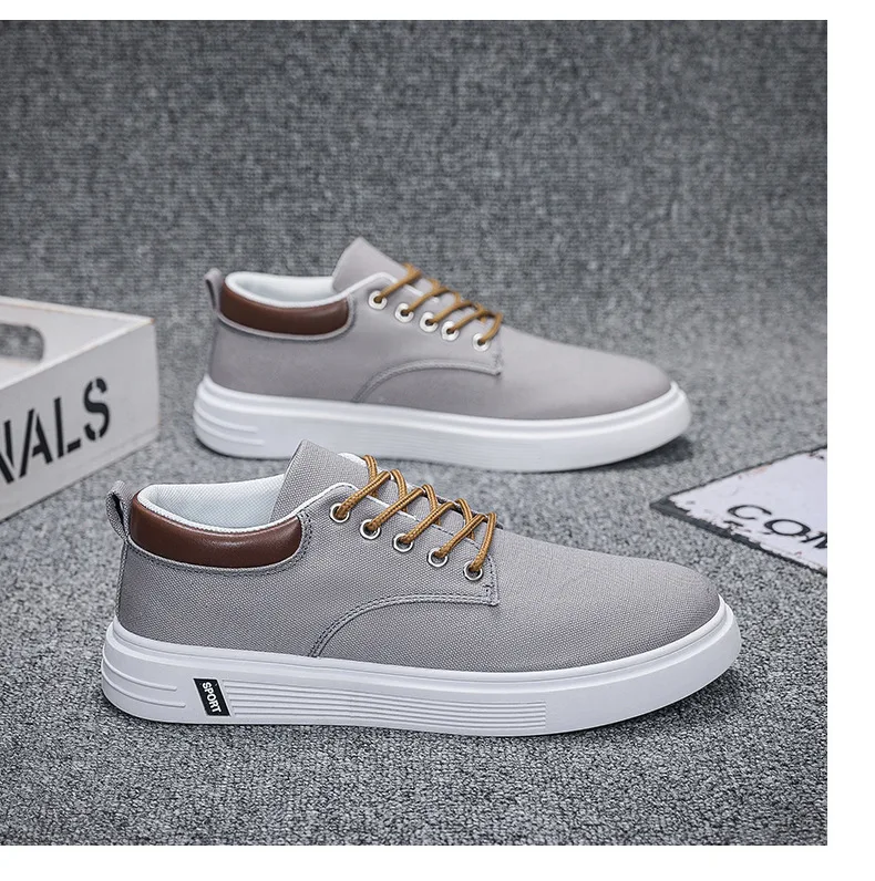 Breathable Men's Canvas Shoes Student Casual Sports Shoes Trendy Youth Board Shoes 2026 New