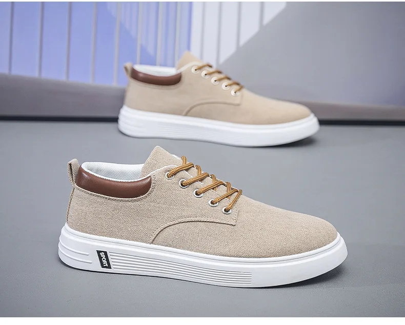 Breathable Men's Canvas Shoes Student Casual Sports Shoes Trendy Youth Board Shoes 2026 New