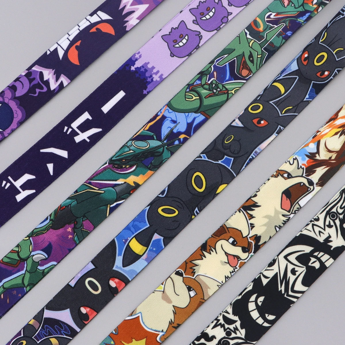 Wholesale Mix 5/10/20Pcs/set Cute Anime Elf Monster Neck Strap For Phone Keys ID Card Holder Cool Accessories Gift For Friends