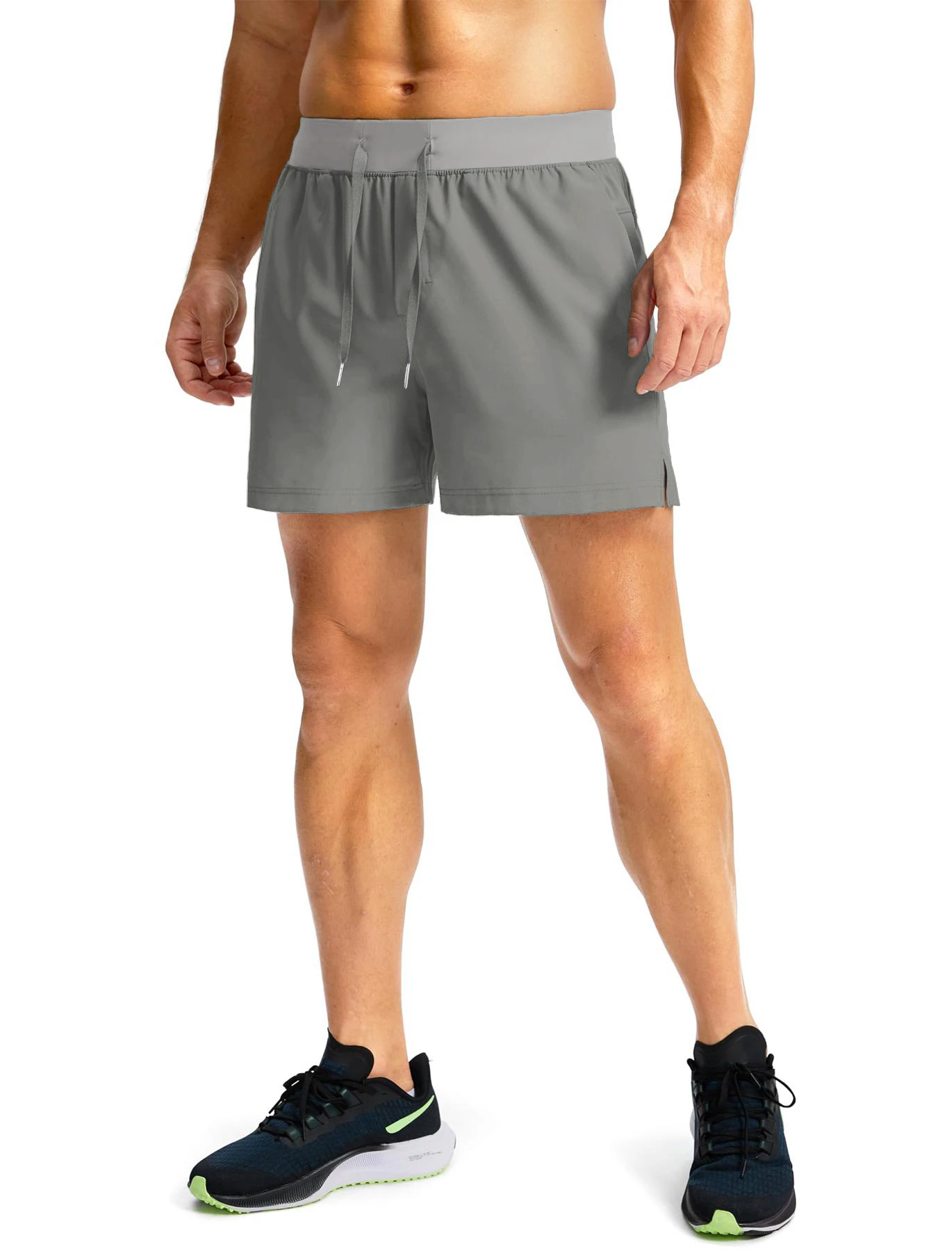 Men's Running Swimming Breathable Quick-Dry Pants Outdoor Basketball Running Trousers Comfortable Lightweight Sportswear