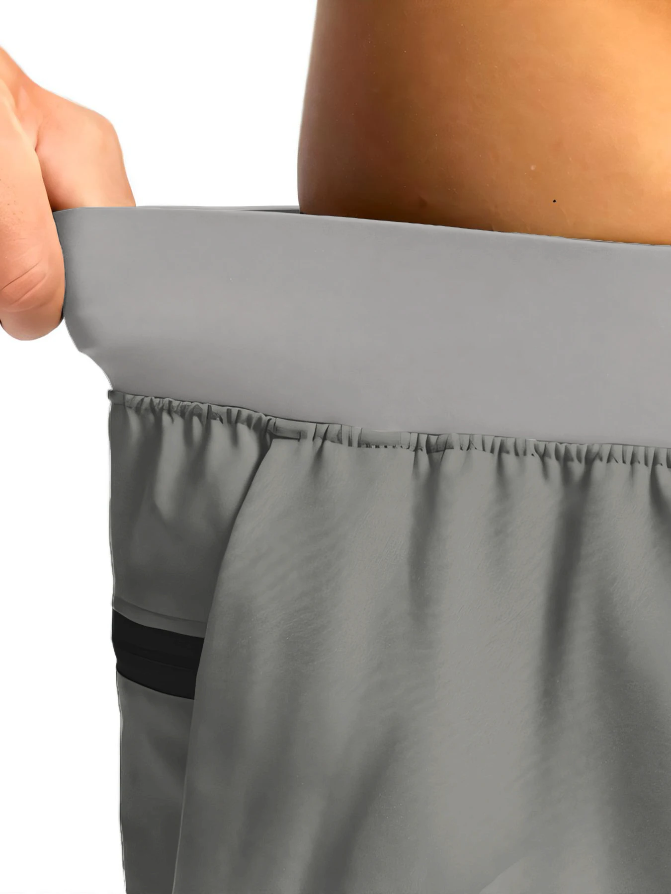 Men's Running Swimming Breathable Quick-Dry Pants Outdoor Basketball Running Trousers Comfortable Lightweight Sportswear