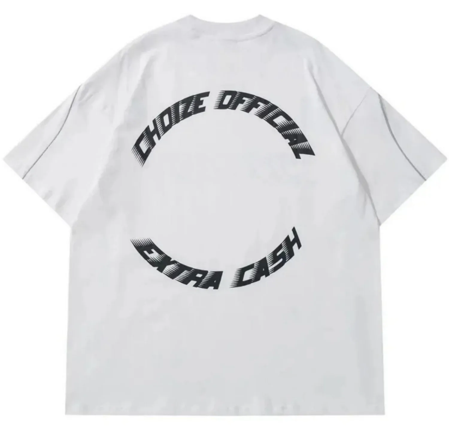 2026 Summer Men's T-shirt with Letter Print Breathable Lightweight Casual Fashionable Outdoor Style