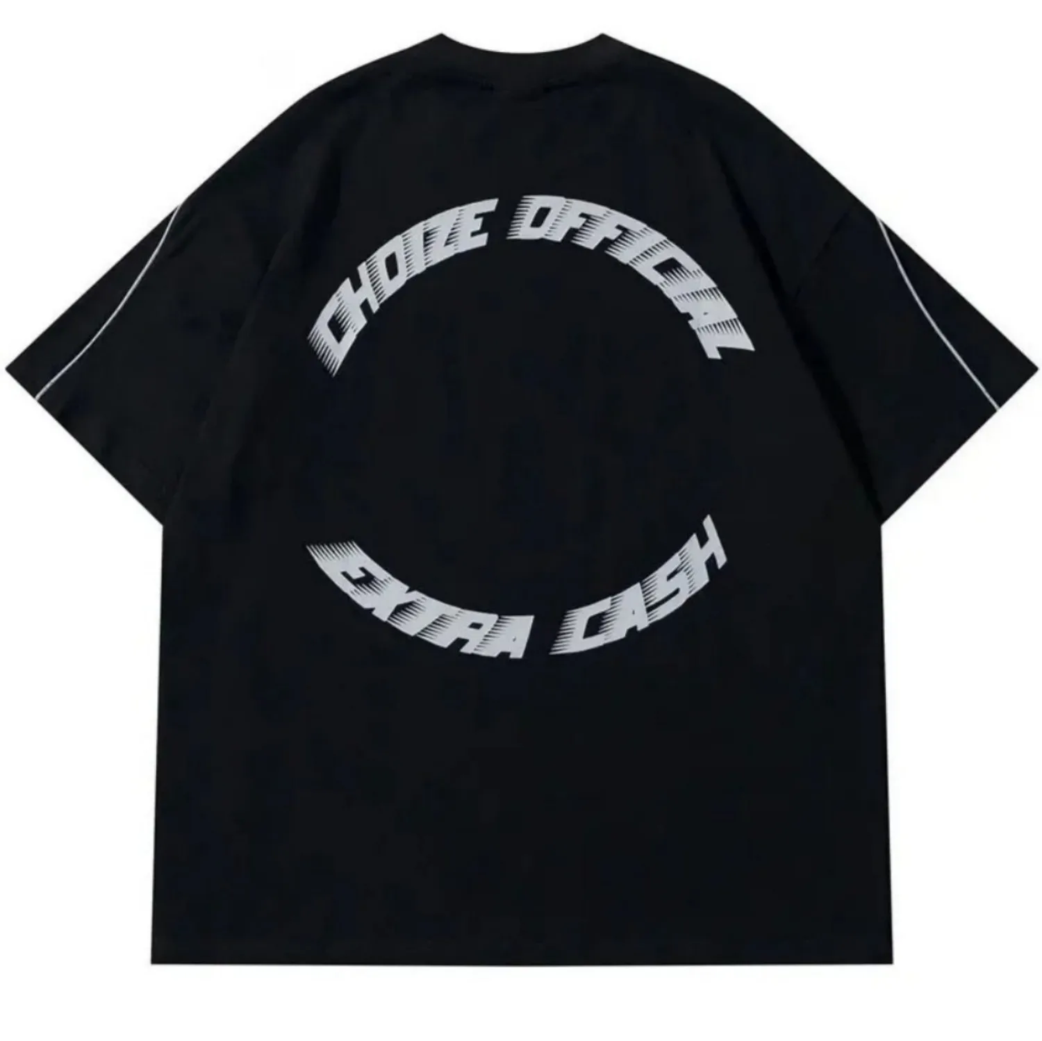 2026 Summer Men's T-shirt with Letter Print Breathable Lightweight Casual Fashionable Outdoor Style