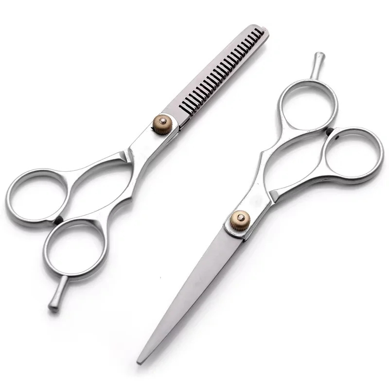 2-Piece Set of Hair Scissors, Professional Stainless Steel Barber Scissors, Suitable for Men's, Women's Salons and Home Hair Car
