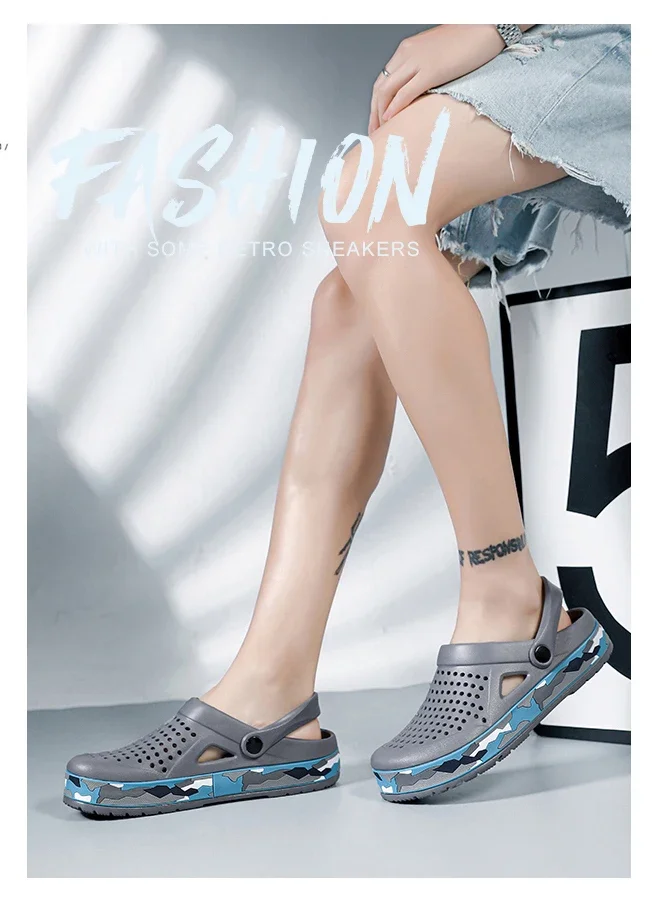 Flat Sandals Men Shoes New Slippers Men Garden Platform Sandals Man Summer Sandals Male Sneakers Outdoor Flip Flops Home Clogs