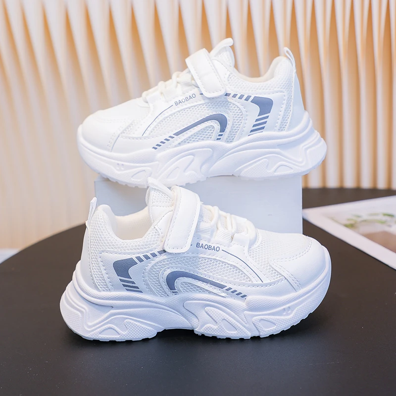 Lightweight Children's Sneakers Breathable Mesh for Boys School Casual Walking Shoes Non Slip Sport Kids Girl Running Shoe