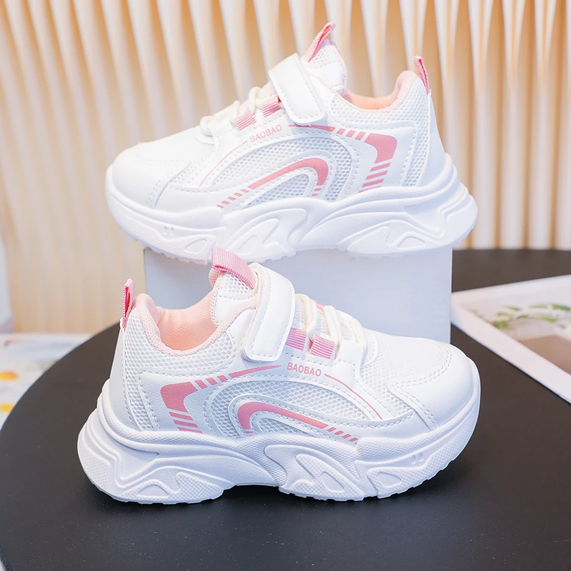 Lightweight Children's Sneakers Breathable Mesh for Boys School Casual Walking Shoes Non Slip Sport Kids Girl Running Shoe