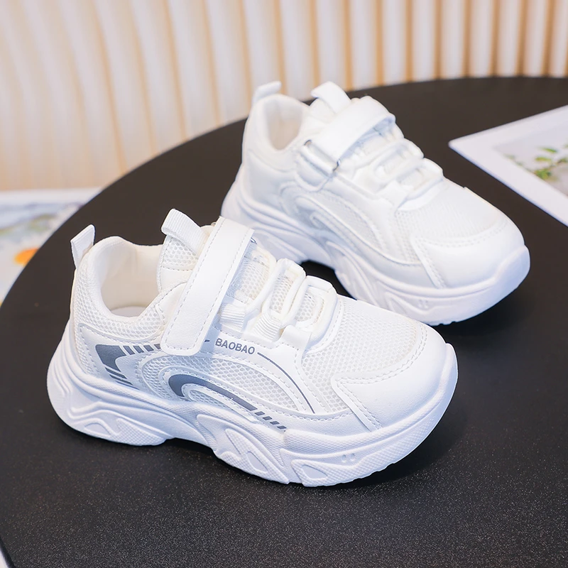 Lightweight Children's Sneakers Breathable Mesh for Boys School Casual Walking Shoes Non Slip Sport Kids Girl Running Shoe
