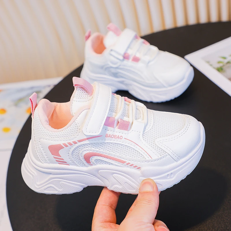 Lightweight Children's Sneakers Breathable Mesh for Boys School Casual Walking Shoes Non Slip Sport Kids Girl Running Shoe