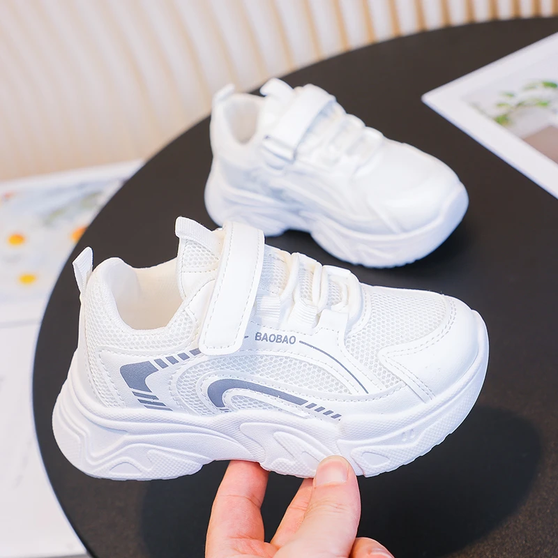 Lightweight Children's Sneakers Breathable Mesh for Boys School Casual Walking Shoes Non Slip Sport Kids Girl Running Shoe