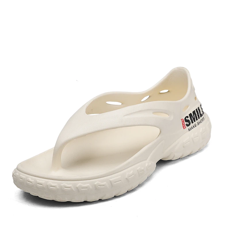 Fashion Mens Sandals Comfortable Soft Man Flip Flops Outdoor Beach Slippers Casual Non-slip Flat Shoes Lightweight Garden Shoes