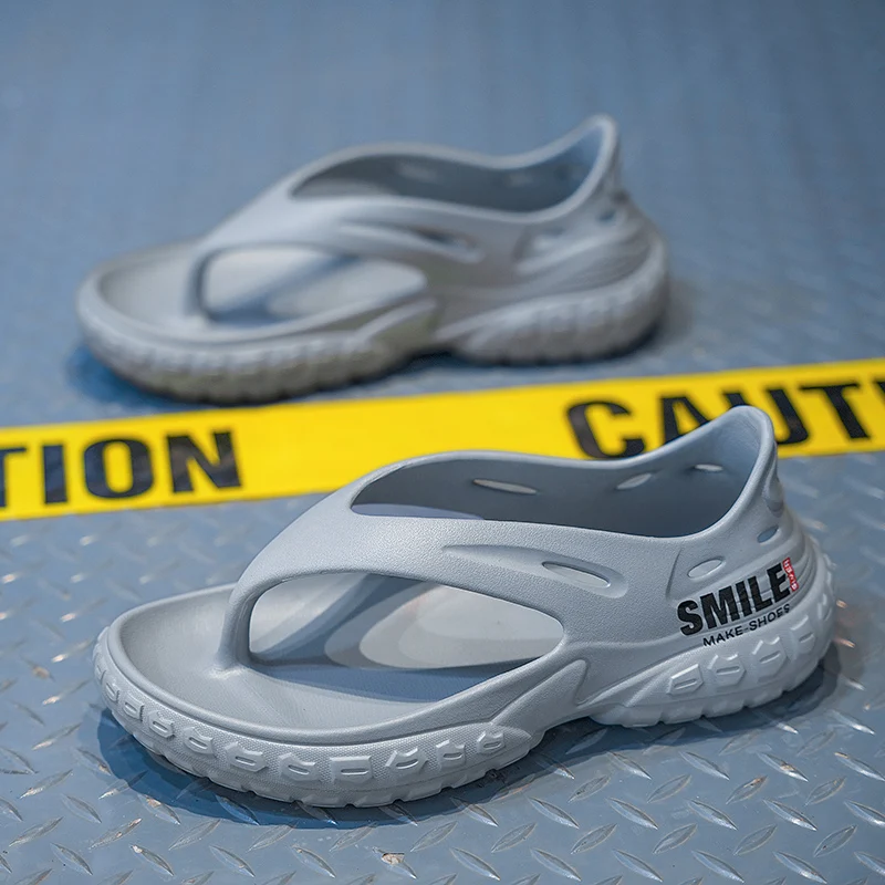 Fashion Mens Sandals Comfortable Soft Man Flip Flops Outdoor Beach Slippers Casual Non-slip Flat Shoes Lightweight Garden Shoes