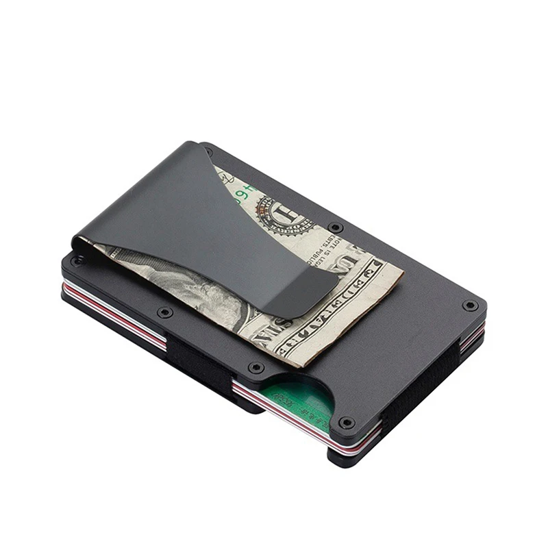Minimalist Wallet For Men & Women - Slim RFID Wallet, Resistant, Credit Card Holder & Money Clip, Easily Removable Money