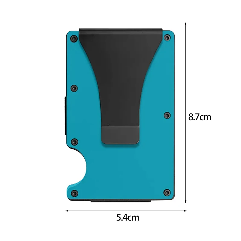 Minimalist Wallet For Men & Women - Slim RFID Wallet, Resistant, Credit Card Holder & Money Clip, Easily Removable Money