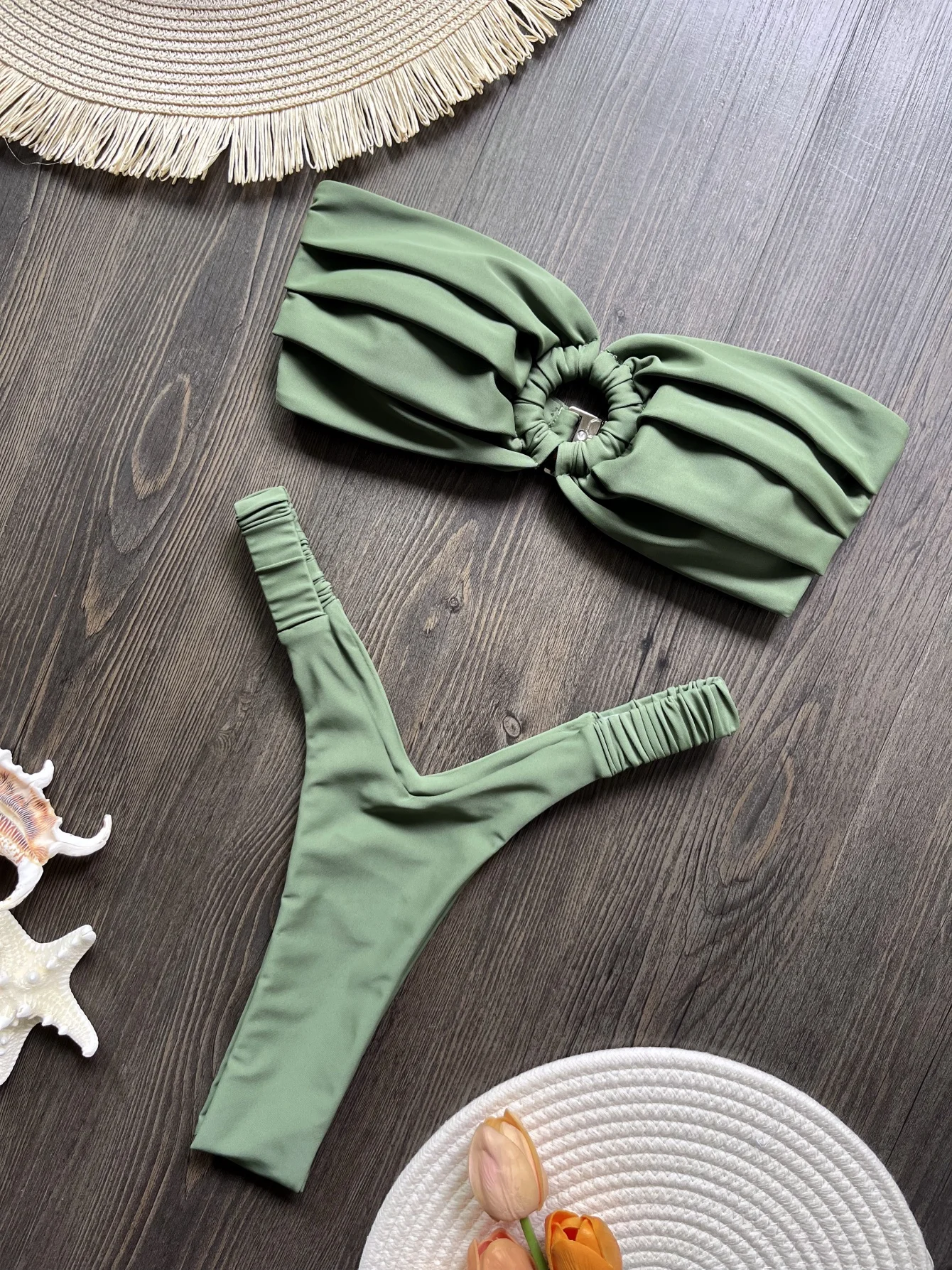 Micro Bikini Push Up Women Swimsuits 2026 Sexy Female Swimwear Brazilian Bikini Set Thong Biquini Swim Suits Solid Beachwear
