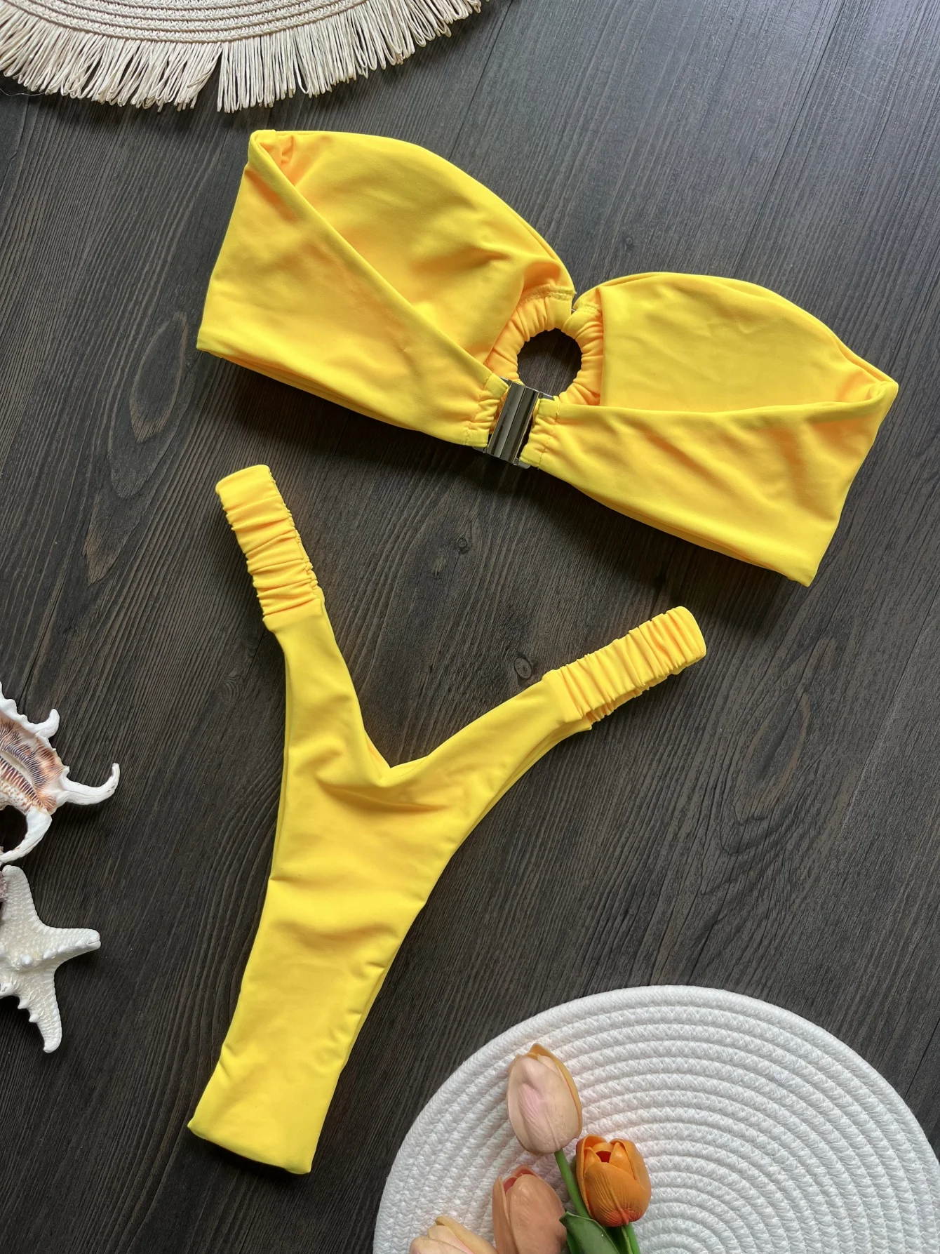 Micro Bikini Push Up Women Swimsuits 2026 Sexy Female Swimwear Brazilian Bikini Set Thong Biquini Swim Suits Solid Beachwear