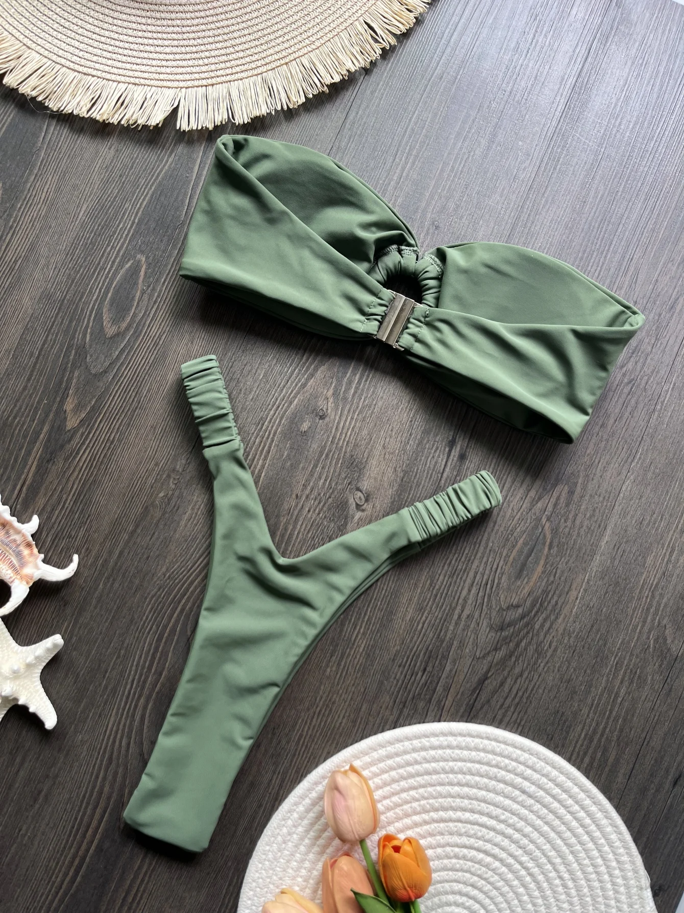 Micro Bikini Push Up Women Swimsuits 2026 Sexy Female Swimwear Brazilian Bikini Set Thong Biquini Swim Suits Solid Beachwear