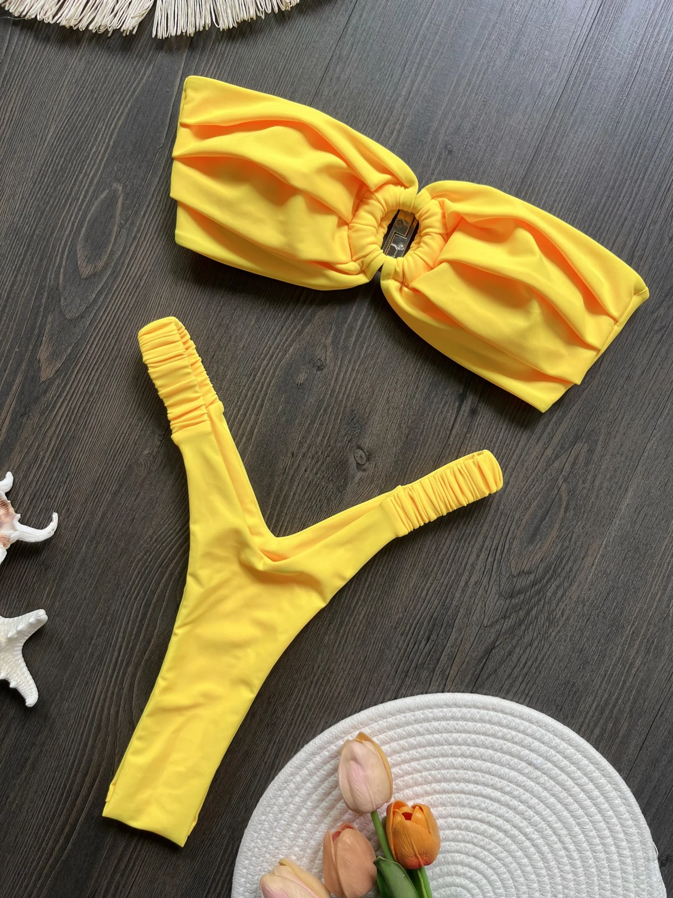 Micro Bikini Push Up Women Swimsuits 2026 Sexy Female Swimwear Brazilian Bikini Set Thong Biquini Swim Suits Solid Beachwear