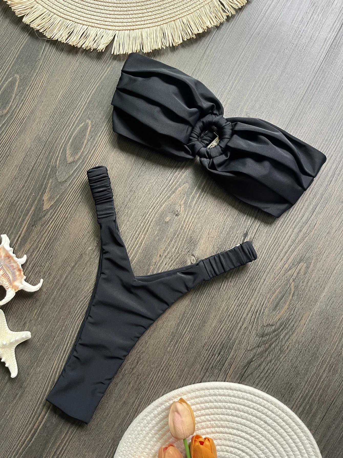 Micro Bikini Push Up Women Swimsuits 2026 Sexy Female Swimwear Brazilian Bikini Set Thong Biquini Swim Suits Solid Beachwear
