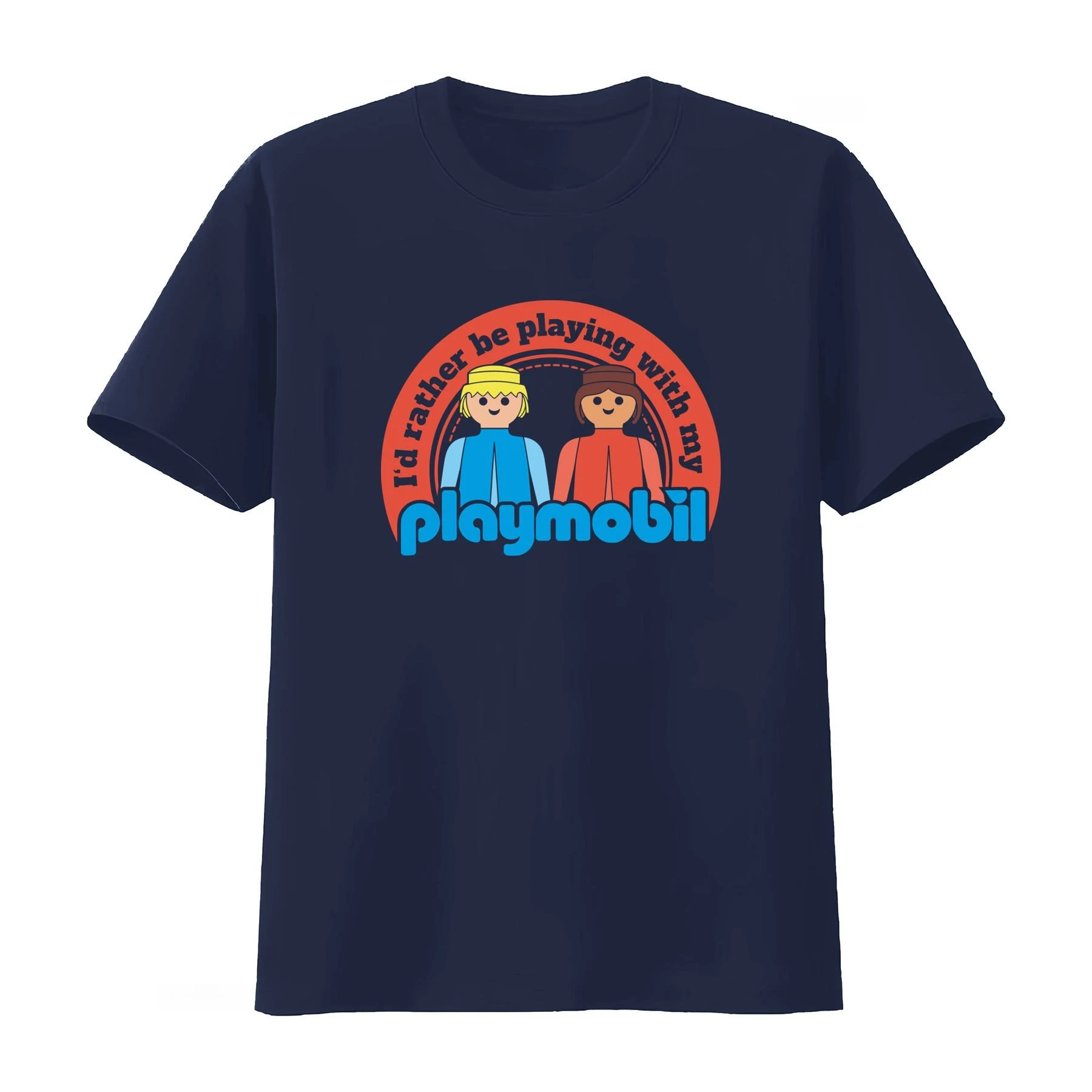 Playmobil Logo T Shirt Fashion Men's Clothing and Women's Clothing Versatile Breathable Slightly 2026 Summer New T Shirt