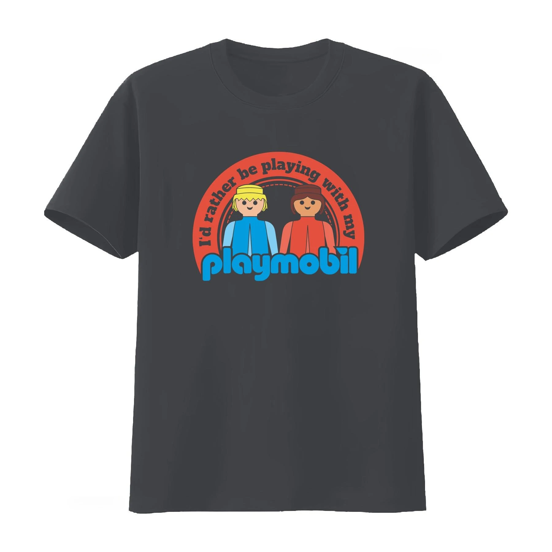 Playmobil Logo T Shirt Fashion Men's Clothing and Women's Clothing Versatile Breathable Slightly 2026 Summer New T Shirt