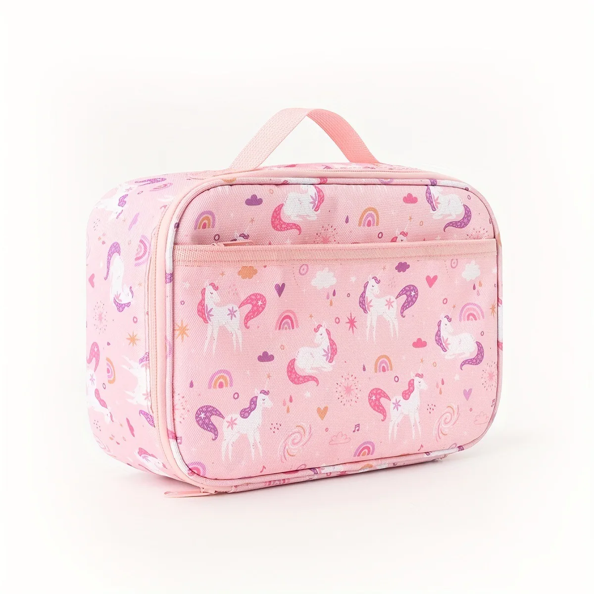 Cartoon Unicorn Shoulder Lunch Bag Children's Portable Bento Bag Student Ice Bag Outdoor Picnic Insulation Bag