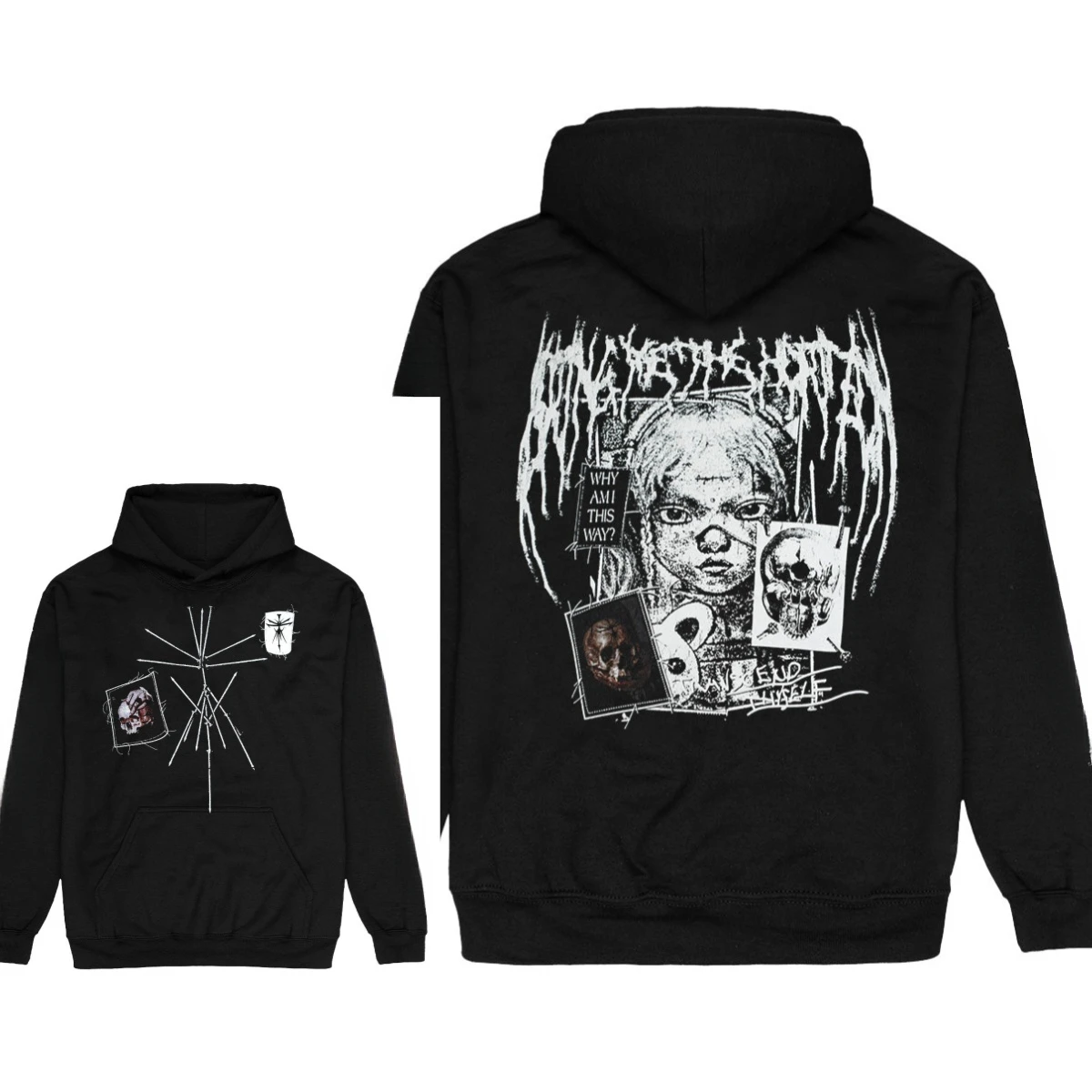 2026 Bring Me The Horizon Band Print Hoodie Retro Style Hoodie Men and Women Can Wear Autumn and Winter Hoodie
