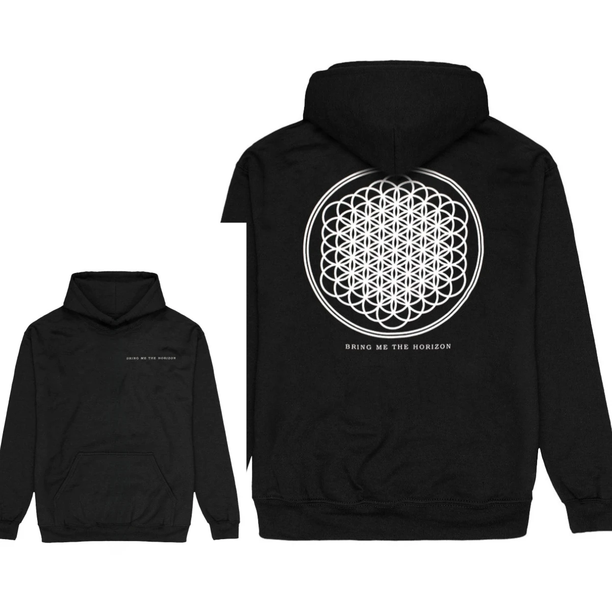 2026 Bring Me The Horizon Band Print Hoodie Retro Style Hoodie Men and Women Can Wear Autumn and Winter Hoodie