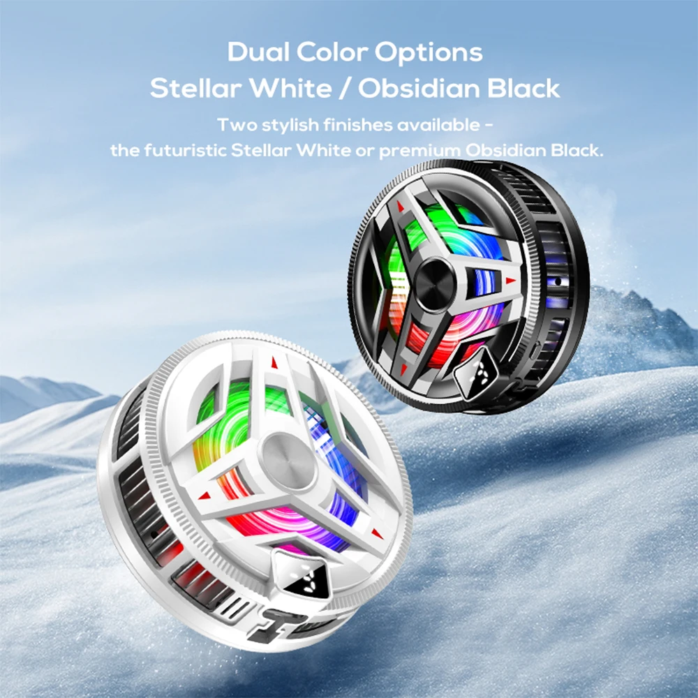 Phones Cooler 3-gear Type-C Port Power Supply Semiconductor Refrigeration Cool Down Digital Display Magnetic Cellphones Radiator