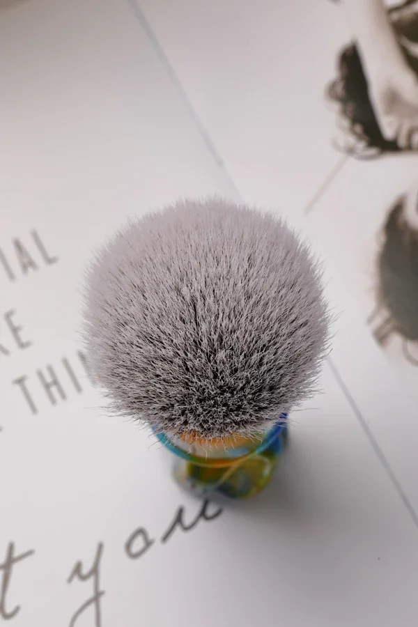 2026 YAQI Starry Night 28MM Synthetic Hair Wet Shaving Brush for Men New Model