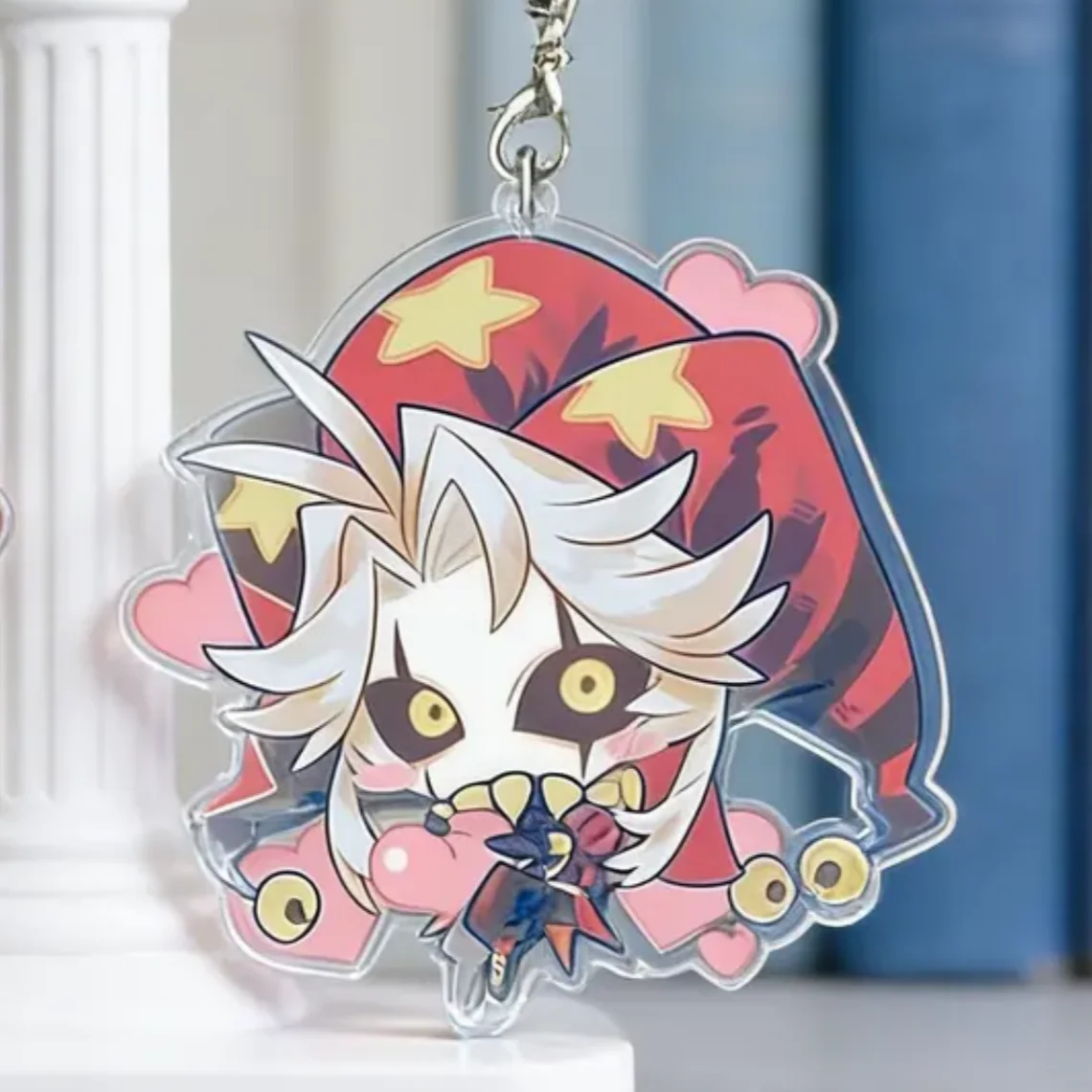 Freak Show Circus Chibi Acrylic Phone Strap | Cute Clown Bag Charm | Halloween Gift