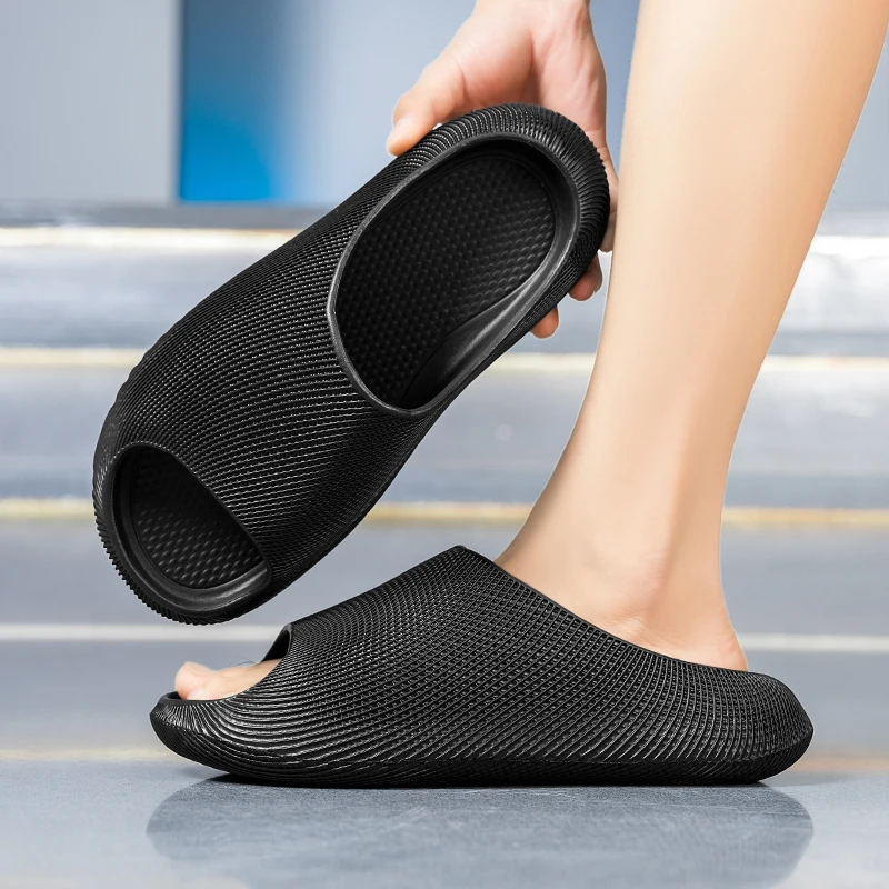 2026 New Men Summer Leisure Platform Slippers Women House Shoes Soft EVA Camouflage Print Anti-slip Couples Home Beach Slides