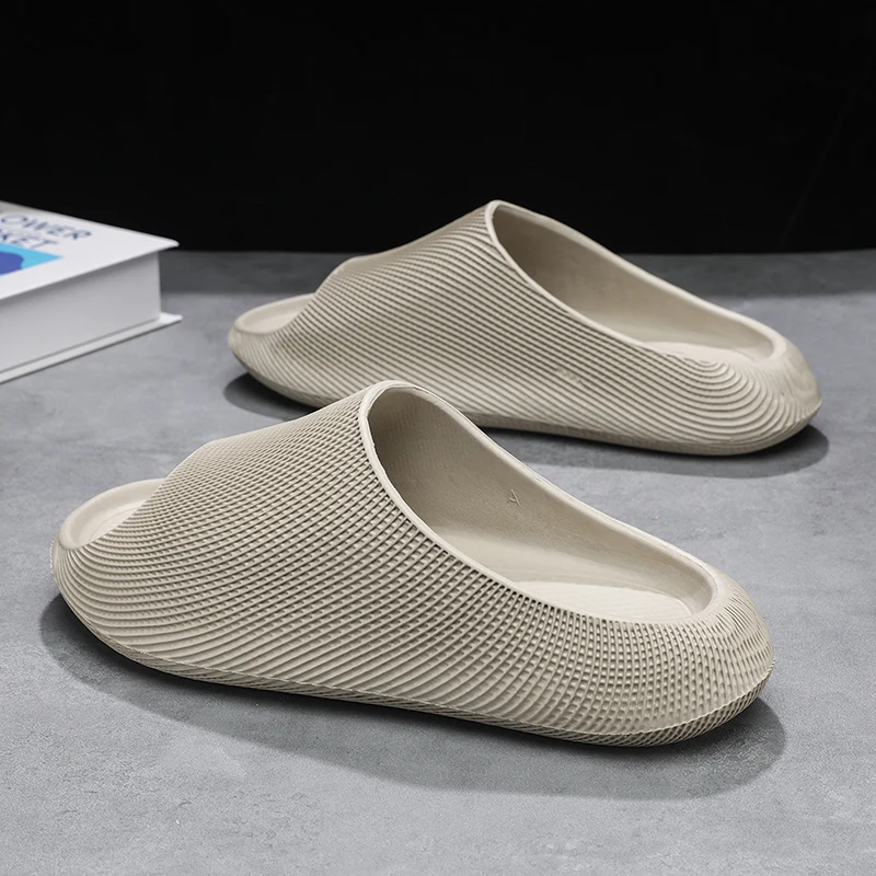 2026 New Men Summer Leisure Platform Slippers Women House Shoes Soft EVA Camouflage Print Anti-slip Couples Home Beach Slides