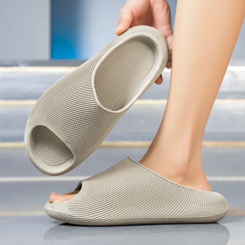 2026 New Men Summer Leisure Platform Slippers Women House Shoes Soft EVA Camouflage Print Anti-slip Couples Home Beach Slides