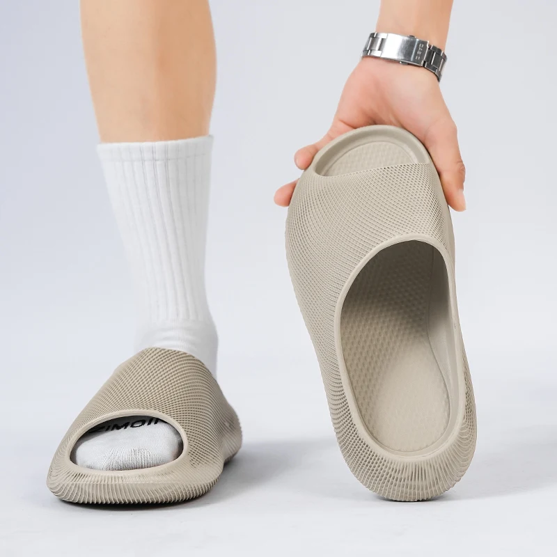 2026 New Men Summer Leisure Platform Slippers Women House Shoes Soft EVA Camouflage Print Anti-slip Couples Home Beach Slides