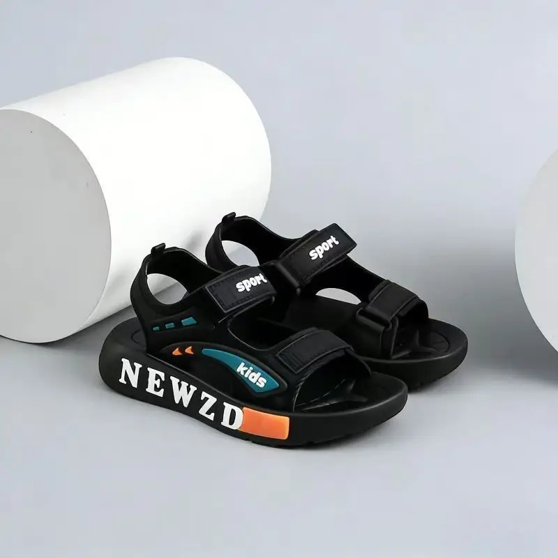 2026 Summer Boys Closed Toe Sport Sandals Lightweight Non-Slip Soft Sole Kids Beach Shoes Outdoor Casual Walking Sandals for Tod