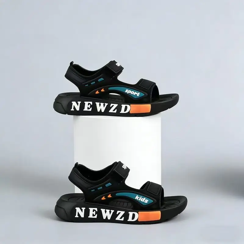 2026 Summer Boys Closed Toe Sport Sandals Lightweight Non-Slip Soft Sole Kids Beach Shoes Outdoor Casual Walking Sandals for Tod