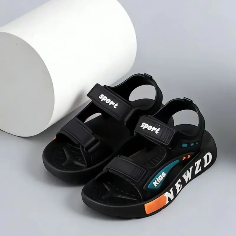 2026 Summer Boys Closed Toe Sport Sandals Lightweight Non-Slip Soft Sole Kids Beach Shoes Outdoor Casual Walking Sandals for Tod
