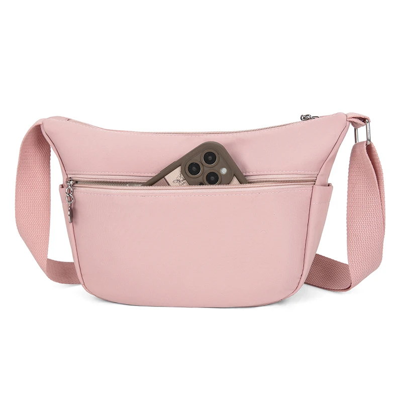 Women Crossbody Bag Water Resistant Large Capacity Nylon Multi Pocket Travel Commuter Work Phone Wallet Cosmetic Organizer