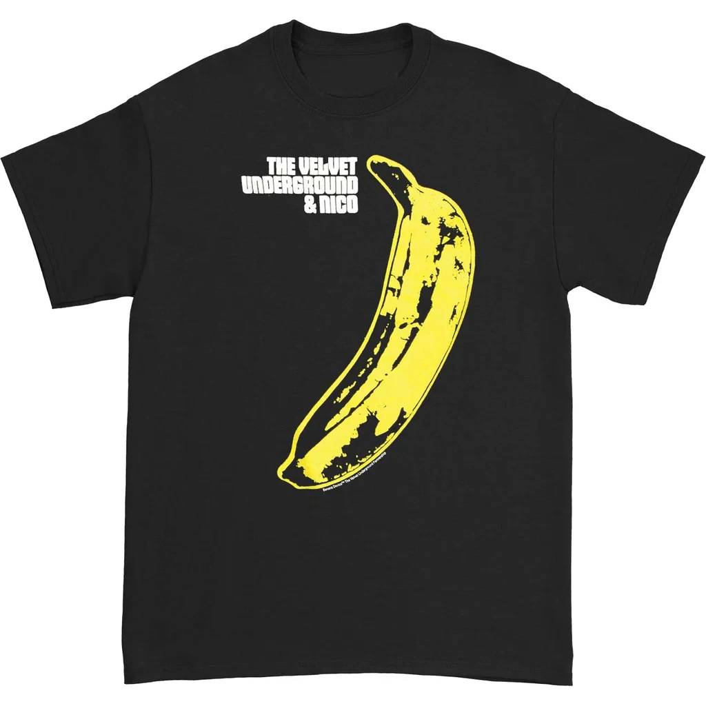 2026 Summer "Velvet Underground Band" Short Sleeve, Underground Velvet Men's and Women's Rock T-Shirts