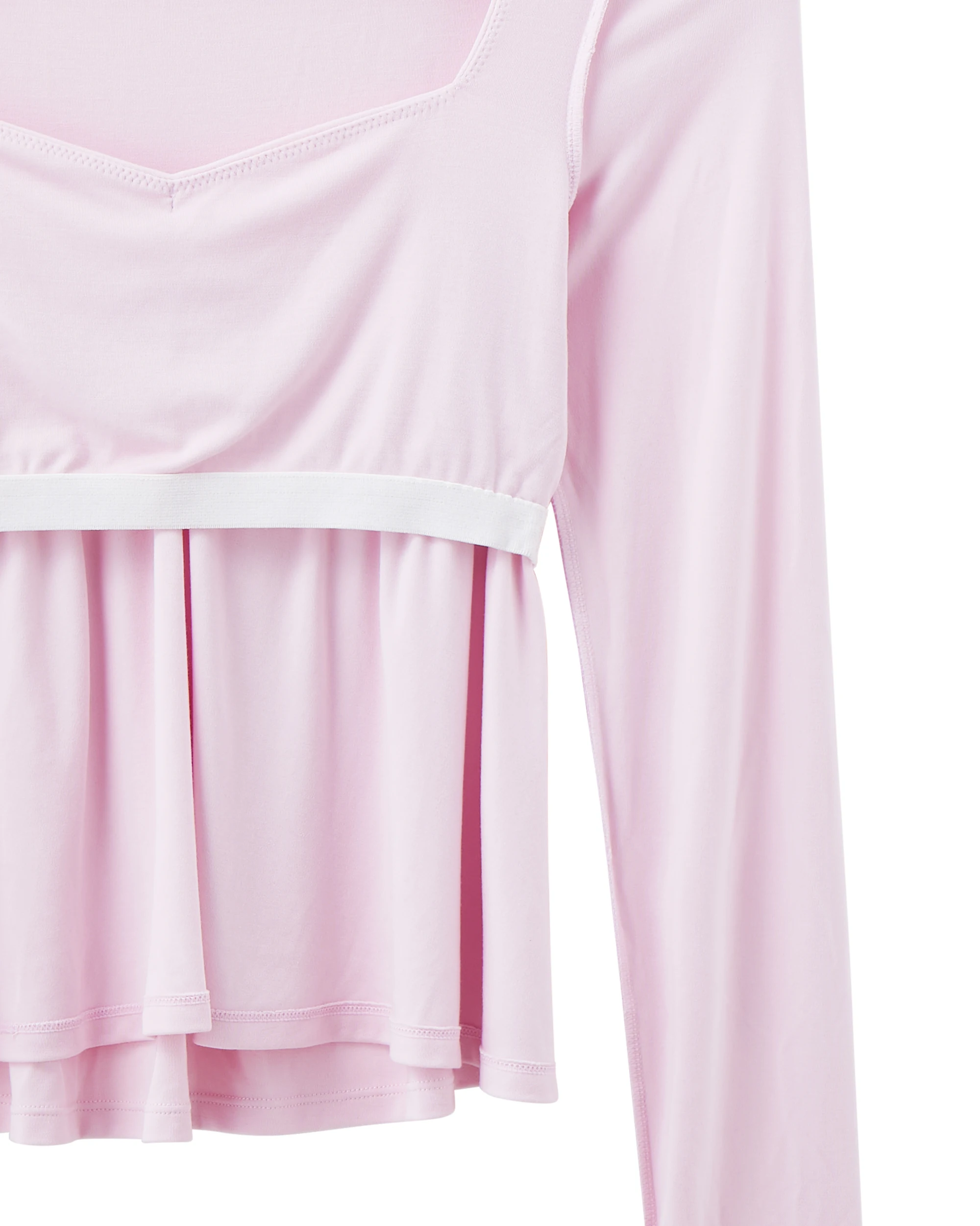 Women Fairy Y2k Cottage T-shirt Coquette Square Neck Long Sleeve Babydoll Tees Autumn Spring Vintage Clothes Casual Pullover Top
