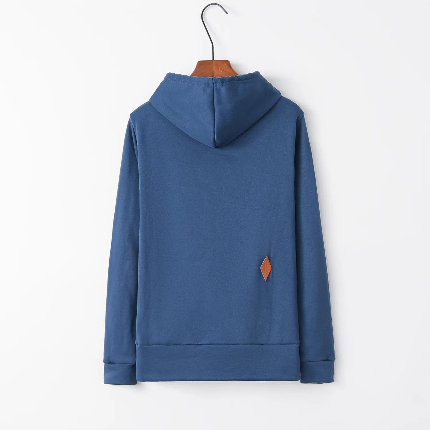 Long Sleeve Embroidered Hoodie with Pocket Fashion Trend Autumn Clothing for Casual Wear
